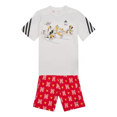 Adidas LK DY MM T SET girls's Sleepsuits in White