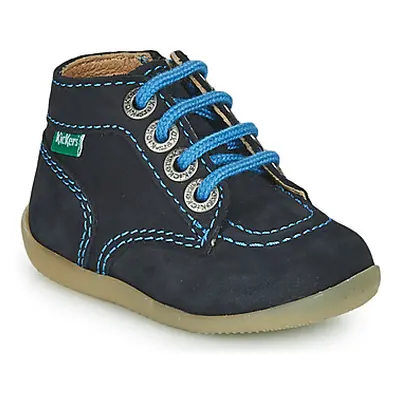 Kickers BONZIP-2 boys's Children's Mid Boots in Blue