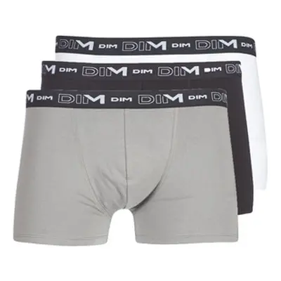 DIM COTON STRETCH X3 men's Boxer shorts in Black