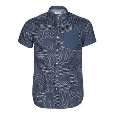 Deeluxe ETHNIC men's Short sleeved Shirt in Blue