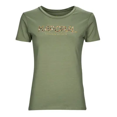 Kaporal JALL ESSENTIEL women's T shirt in Kaki