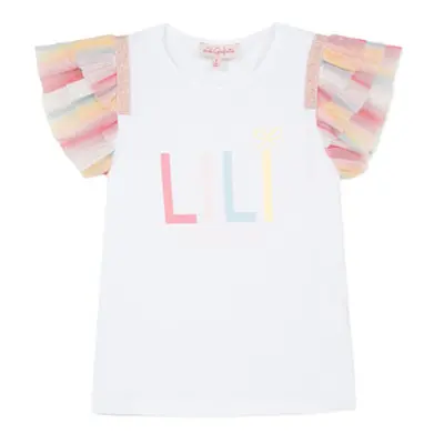 Lili Gaufrette NOLELI girls's Children's T shirt in White