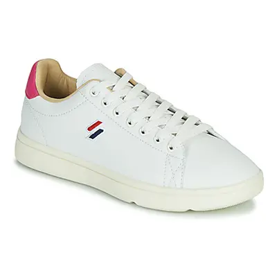 Superdry VINTAGE TENNIS women's Shoes (Trainers) in White