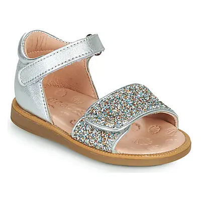 Acebo's 1232-PLATA girls's Children's Sandals in Silver