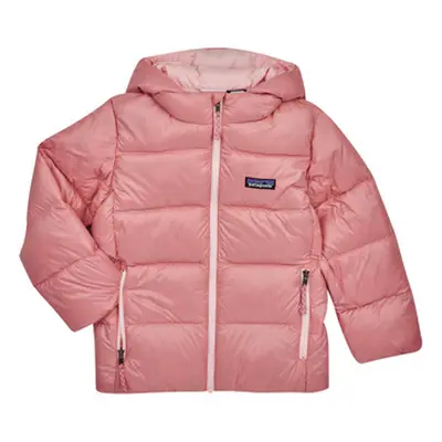 Patagonia HI-LOFT DOWN SWEATER HOODY girls's Children's Jacket in Pink