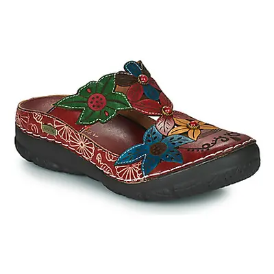 Laura Vita IDCELETTEO 0322 women's Clogs (Shoes) in Red