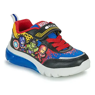 Geox J CIBERDRON BOY boys's Children's Shoes (Trainers) in Multicolour