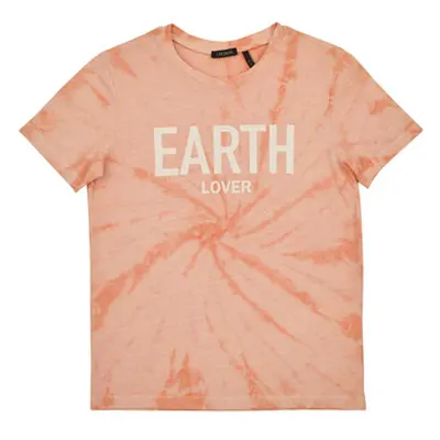 Ikks XW10083 boys's Children's T shirt in Pink