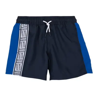 BOSS MOZEL boys's Children's shorts in Blue