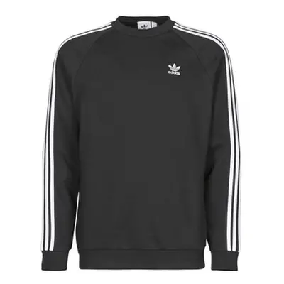 Adidas 3-STRIPES CREW men's Sweatshirt in Black