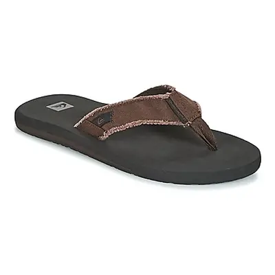 Quiksilver MONKEY ABYSS M SNDL CTK1 men's Flip flops / Sandals (Shoes) in Black