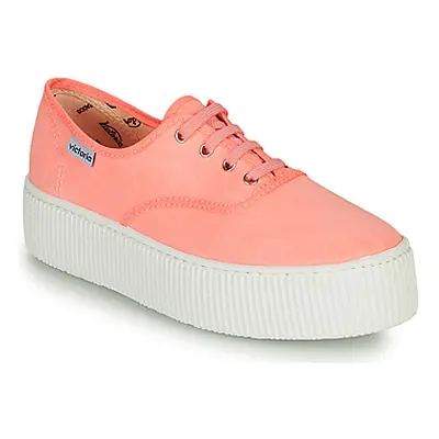 Victoria DOBLE FLUO women's Shoes (Trainers) in Pink