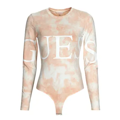 Guess LS GUESS LOGO women's Leotards in Pink