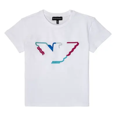 Emporio Armani Amin girls's Children's T shirt in White