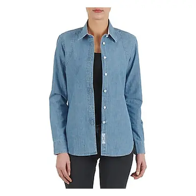 Kulte CHEMISE CIRCUIT 101826 BLEACH women's Shirt in Blue