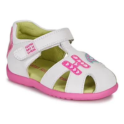 Agatha Ruiz de la Prada HAPPY girls's Children's Sandals in White