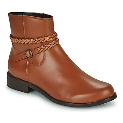 So Size OSCARDO women's Mid Boots in Brown