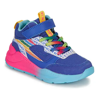 Agatha Ruiz de la Prada RAINBOW girls's Children's Shoes (High-top Trainers) in Blue