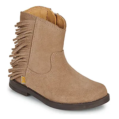 Citrouille et Compagnie NEW 58 girls's Children's Mid Boots in Beige