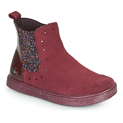 Mod'8 BLANOU girls's Children's Mid Boots in Red