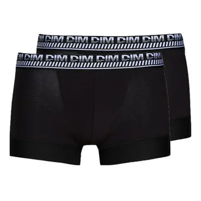 DIM 3D FLEX STAY FIT X 2 men's Boxer shorts in Black