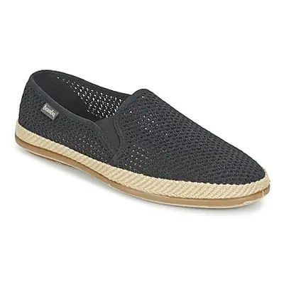 Bamba By Victoria COPETE ELASTICO REJILLA TRENZA men's Espadrilles / Casual Shoes in Black