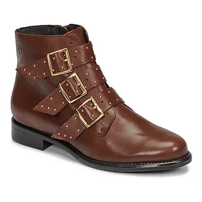 Betty London LYS women's Mid Boots in Brown