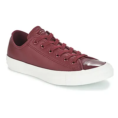 Converse CHUCK TAYLOR ALL STAR LEATHER OX women's Shoes (Trainers) in Bordeaux