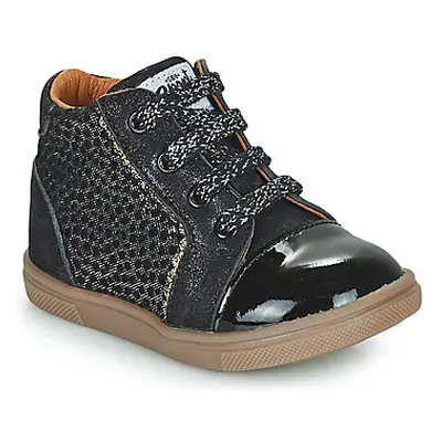 GBB NUZZIA girls's Children's Shoes (High-top Trainers) in Black