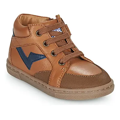 GBB HEDDY boys's Children's Shoes (High-top Trainers) in Brown