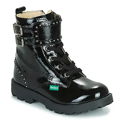 Kickers GROOROCK girls's Children's Mid Boots in Black