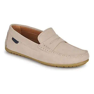 Pellet CADOR men's Loafers / Casual Shoes in Beige