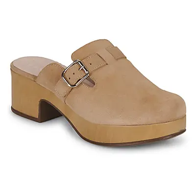 Wonders D-9503-TREND women's Clogs (Shoes) in Brown