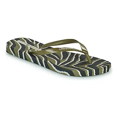 Ipanema IPANEMA ANIMAL PRINT FEM women's Flip flops / Sandals (Shoes) in Green