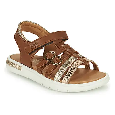 GBB GABRIELA girls's Children's Sandals in Brown