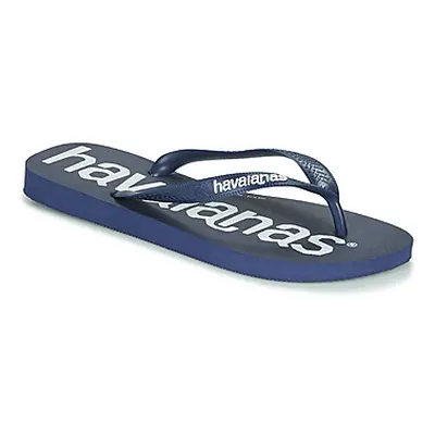 Havaianas TOP LOGOMANIA women's Flip flops / Sandals (Shoes) in Blue