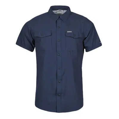 Columbia Utilizer II Solid Short Sleeve Shirt men's Short sleeved Shirt in Marine