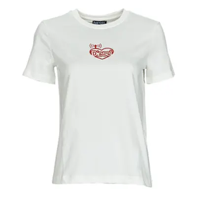 Diesel T-REG-E9 women's T shirt in White