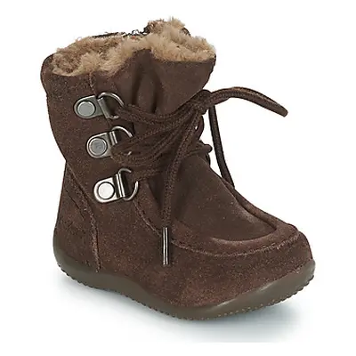 Kickers BAMARA girls's Children's High Boots in Brown