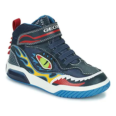 Geox J INEK BOY A boys's Children's Shoes (High-top Trainers) in Blue