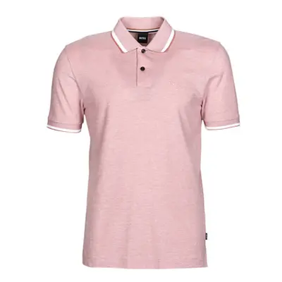 BOSS Parlay 183 men's Polo shirt in Pink