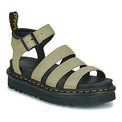 Dr. Martens BLAIRE OLIVE PISA women's Sandals in Green