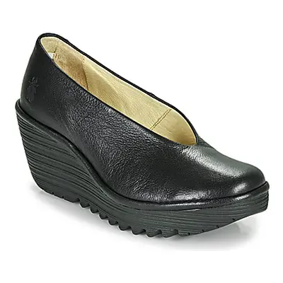 Fly London YAZ women's Court Shoes in Black