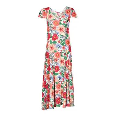 Derhy TREILLIS FLOWER women's Dress in Multicolour