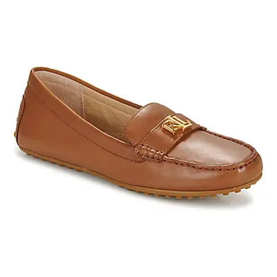 Lauren Ralph Lauren BARNSBURY-FLATS-DRIVER women's Loafers / Casual Shoes in Brown