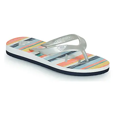 Roxy RG TAHITI VII girls's Children's Flip flops / Sandals in White