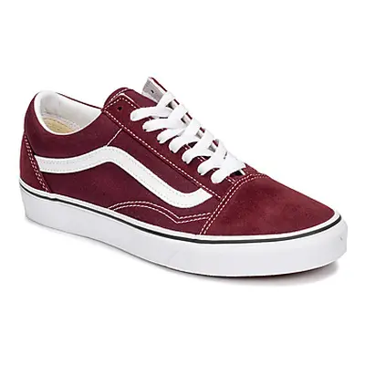 Vans OLD SKOOL men's Shoes (Trainers) in Red