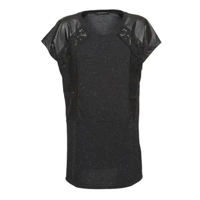 Fornarina DALHIA women's T shirt in Black