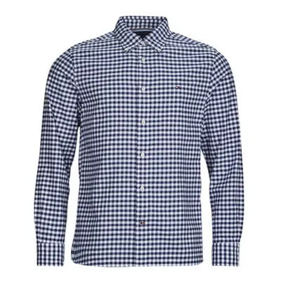 Tommy Hilfiger CLASSIC OXFORD GINGHAM RF SHIRT men's Long sleeved Shirt in Marine