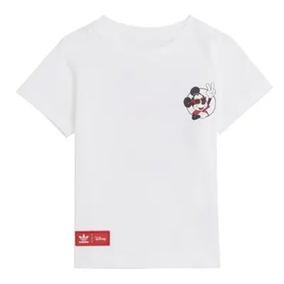 Adidas DELPHINE boys's Children's T shirt in White